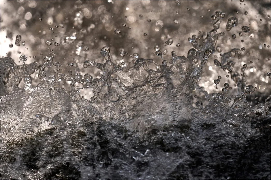 Detail Wasser Spritzer Makro Nahaufnahme High Speed Number 8