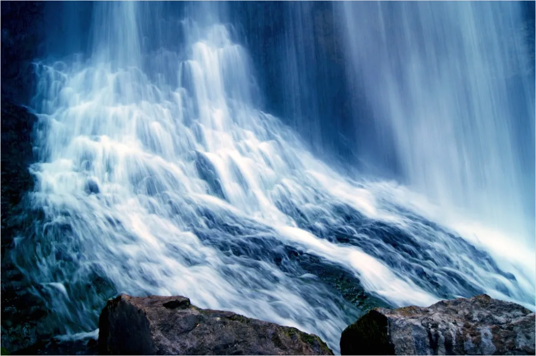 Detail Wasserfall Langzeitbelichtung Nahaufnahme Number 3