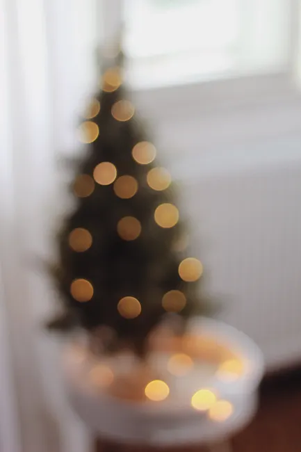 Detail Weihnachten Dekoration Wohnzimmer Baum Lichter Number 12