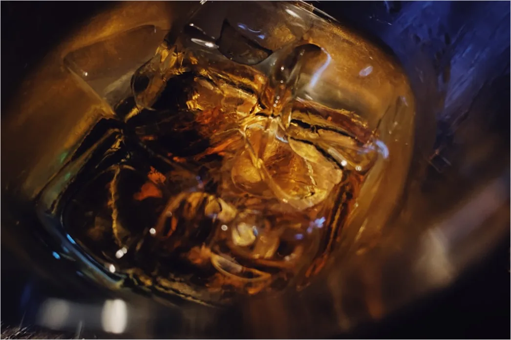 Detail Whisky Glas Eis Nahaufnahme Rustikal Number 8