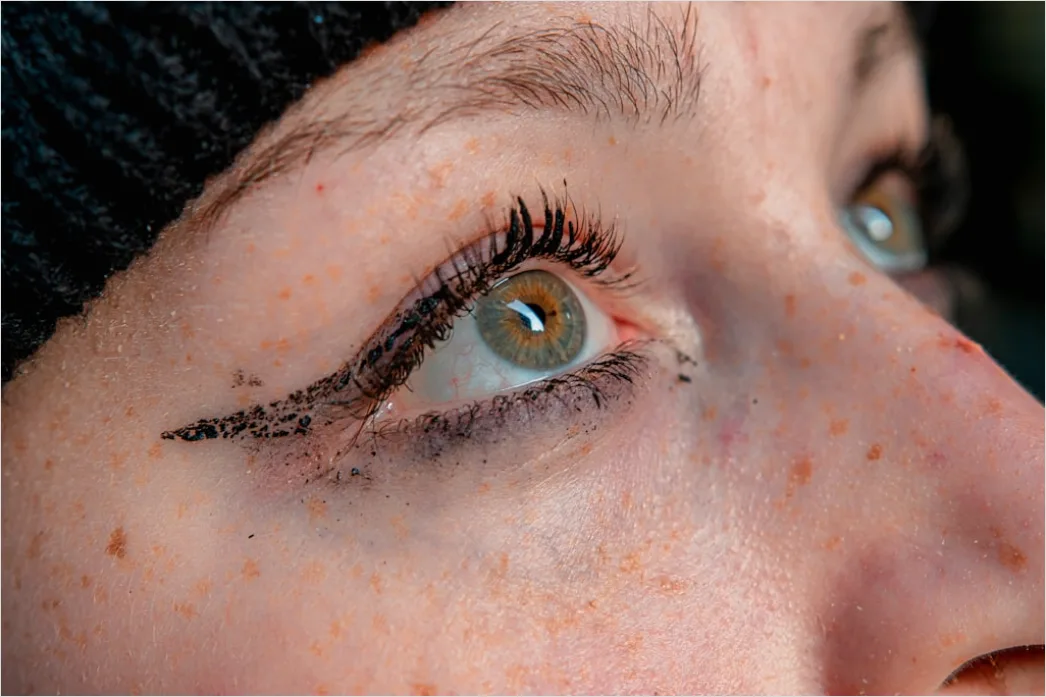 Detail Wimpern Makro Nahaufnahme Mascara Detail Number 19