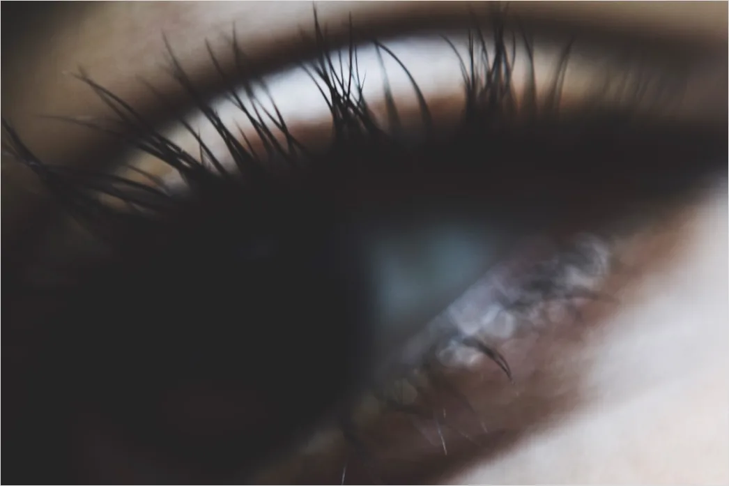 Detail Wimpern Makro Nahaufnahme Mascara Detail Number 4