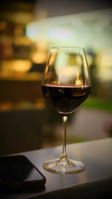 Detail Wine Glas Rotwein Nahaufnahme Bokeh Number 13