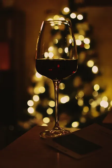 Detail Wine Glas Rotwein Nahaufnahme Bokeh Number 14