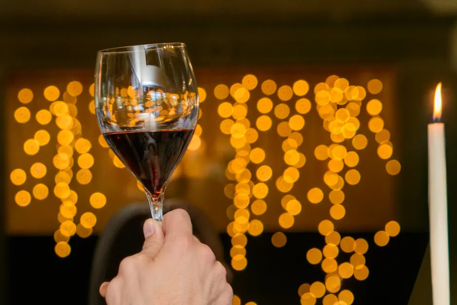 Detail Wine Glas Rotwein Nahaufnahme Bokeh Number 8
