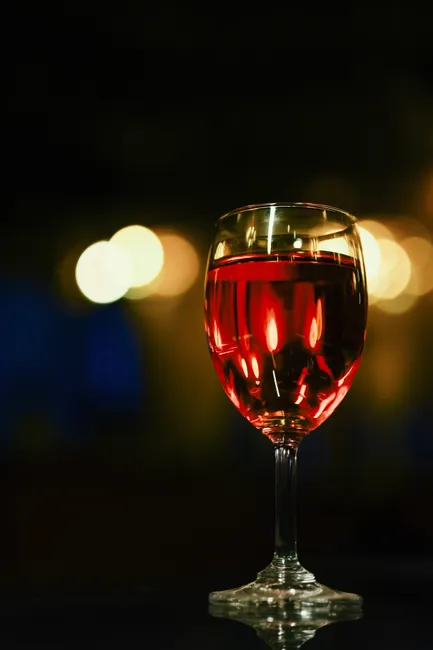 Detail Wine Glas Rotwein Nahaufnahme Bokeh Number 9