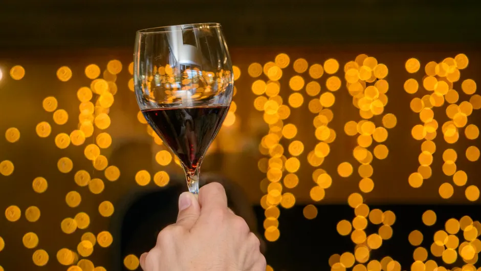 Detail Wine Glas Rotwein Nahaufnahme Bokeh Number 10