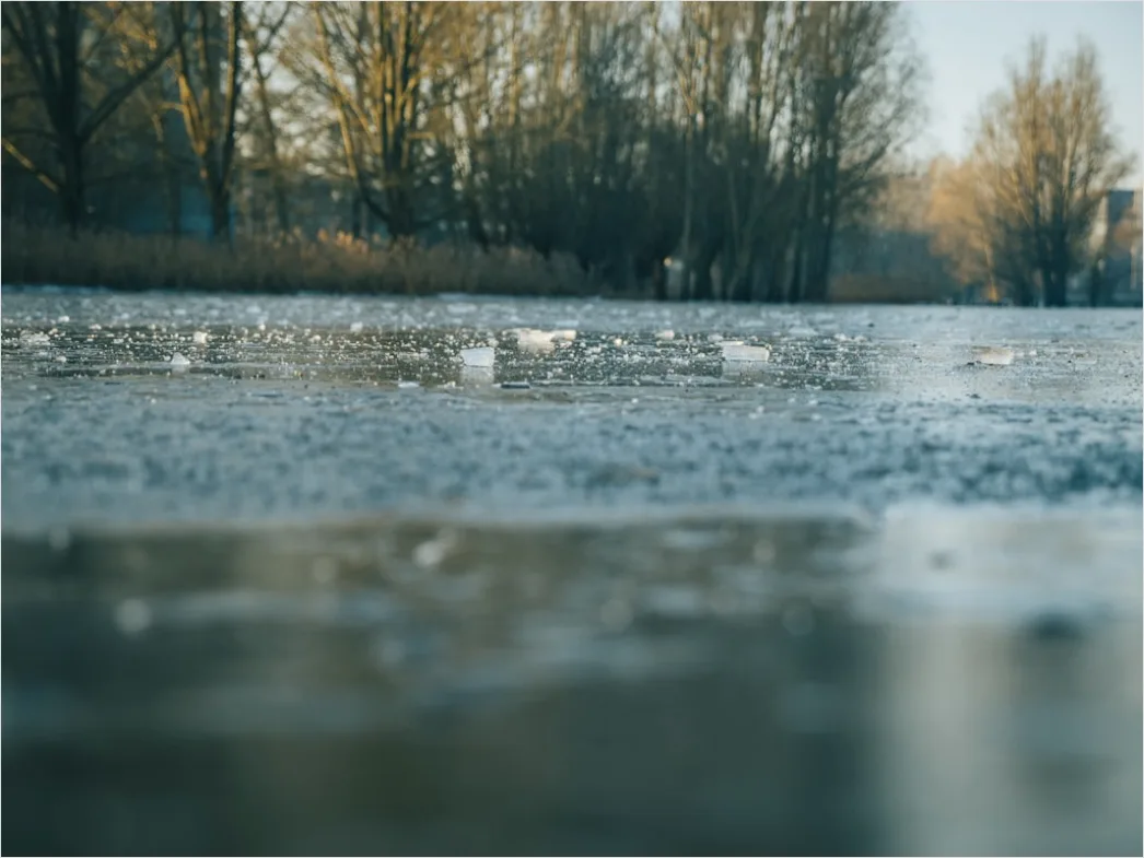 Detail Winter Eis See Frost Kristalle Nahaufnahme Number 18