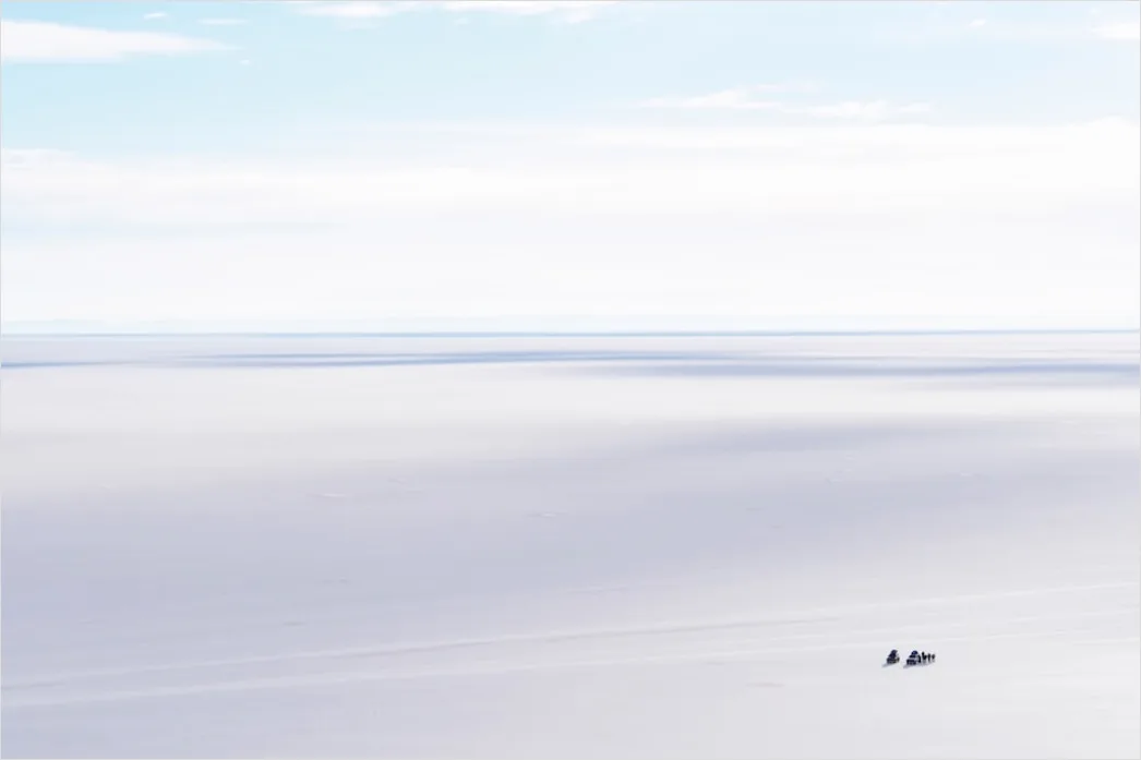 Detail Winter Schnee Stille Landschaft Minimalistisch Number 8