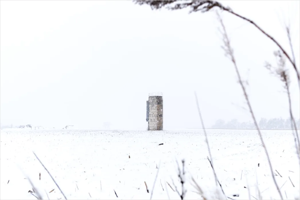 Detail Winter Schneesturm Dramatisch Landschaft Number 11