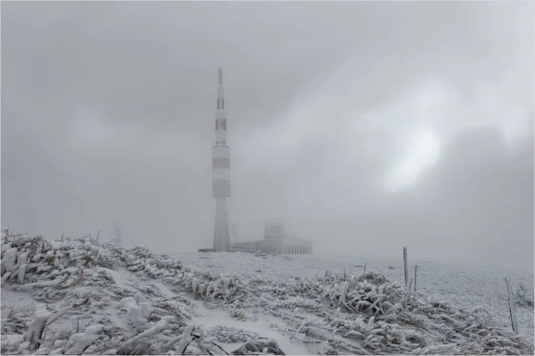 Detail Winter Schneesturm Dramatisch Landschaft Number 14