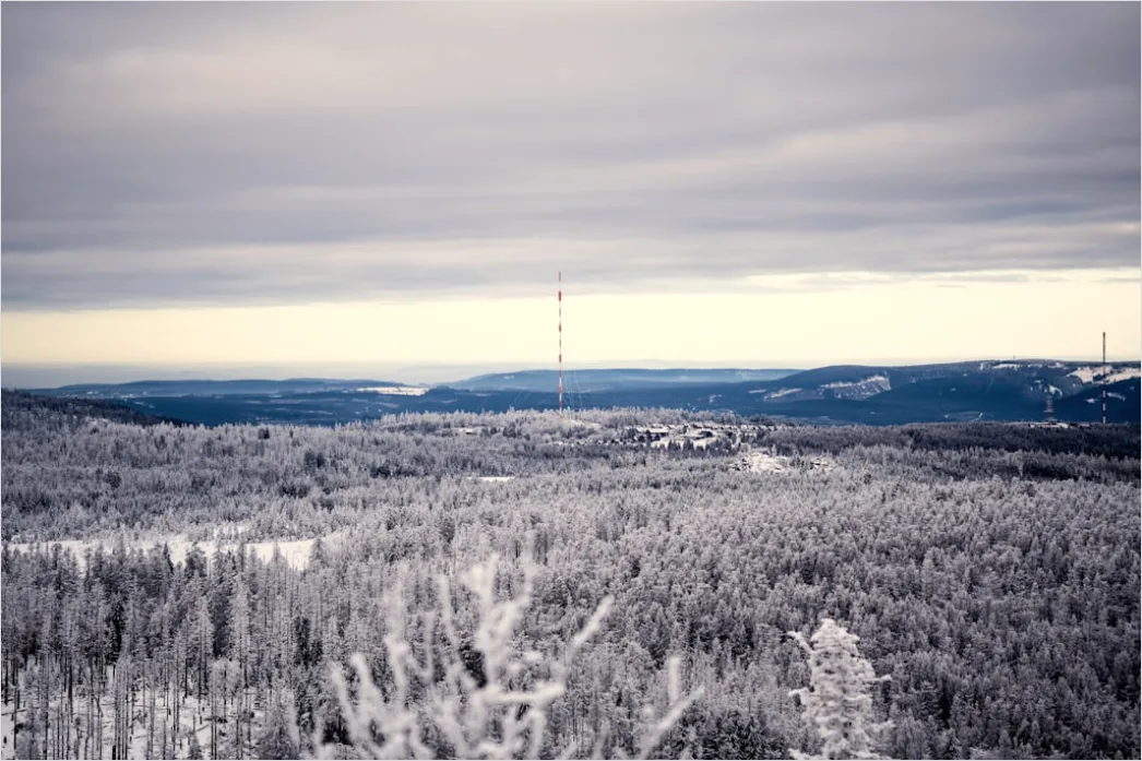 Detail Winter Schneesturm Dramatisch Landschaft Number 18