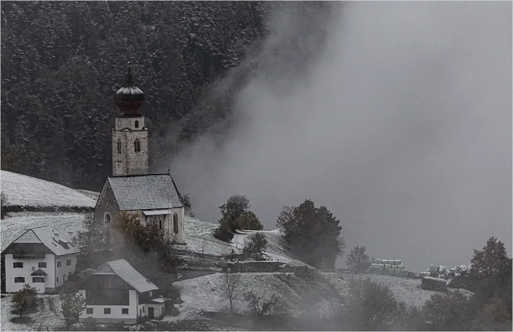 Detail Winter Schneesturm Dramatisch Landschaft Number 20