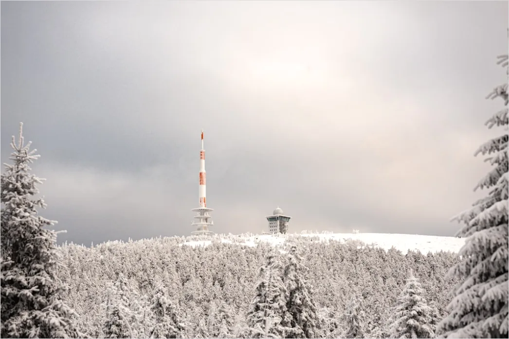Detail Winter Schneesturm Dramatisch Landschaft Number 6