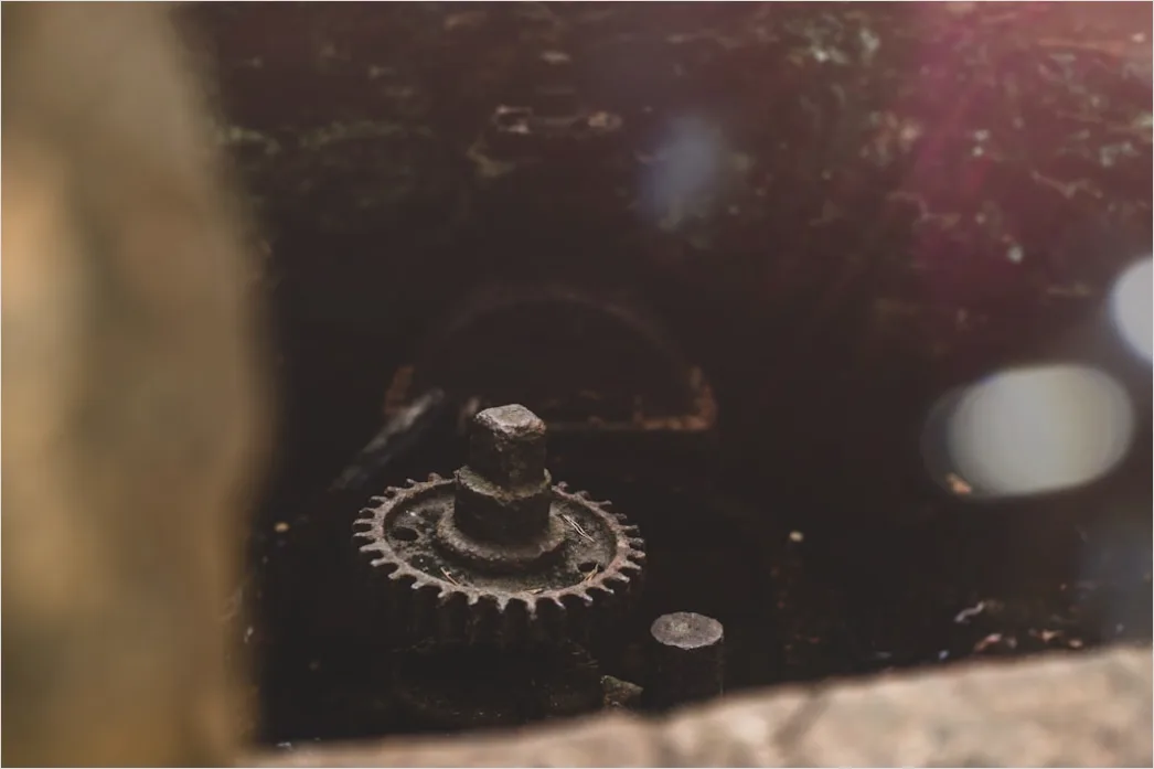 Detail Zahnrad Makro Nahaufnahme Mechanik Number 13