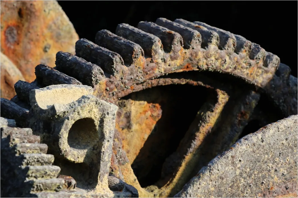 Detail Zahnrad Makro Nahaufnahme Mechanik Number 14