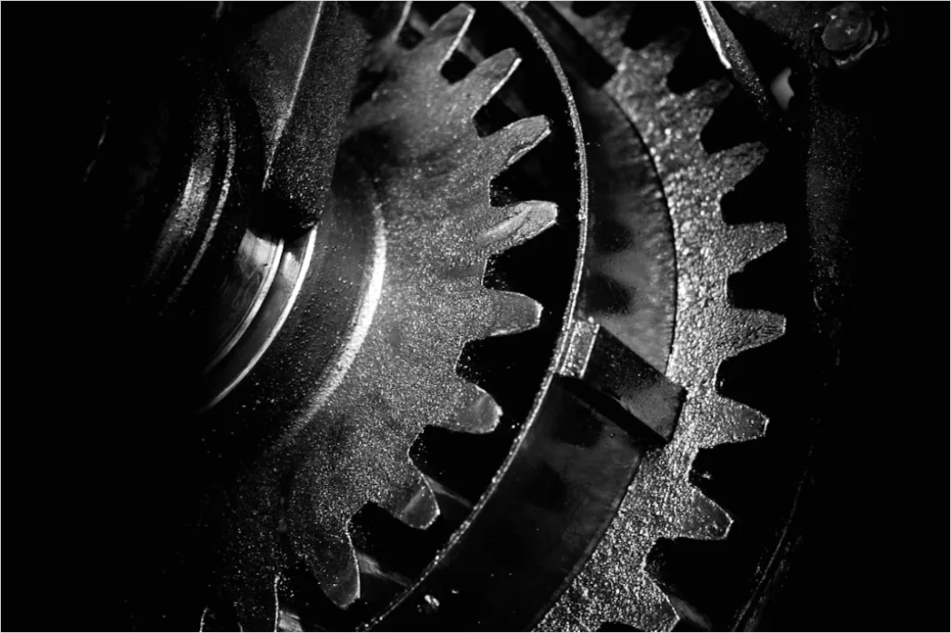 Detail Zahnrad Makro Nahaufnahme Mechanik Number 6