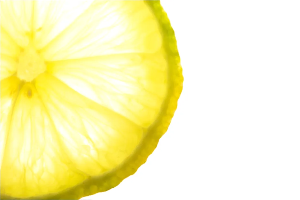Zitrone Scheibe Makro Nahaufnahme Saft B708