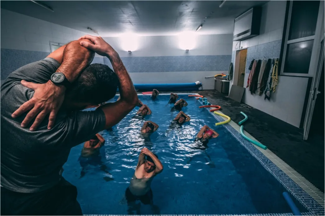 Aqua Fitness Kurs Foto Im Wasser 38ee
