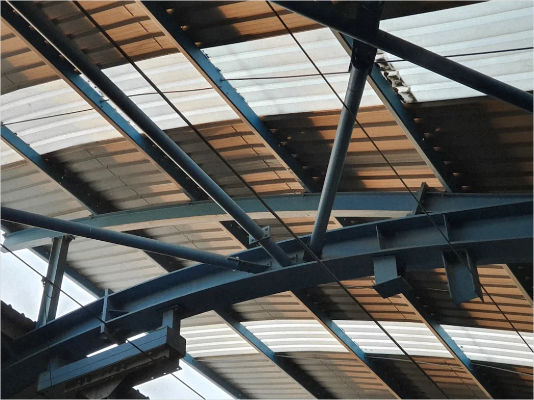 Architektur Detail Stahltraeger Industriell Modern Df2c