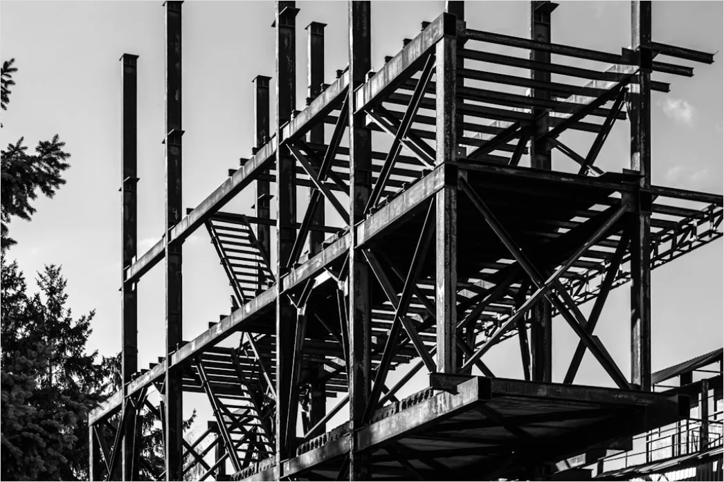 Detail Architektur Detail Stahlträger Industriell Modern Number 15