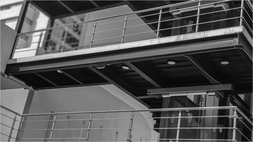 Detail Architektur Detail Stahlträger Industriell Modern Number 16