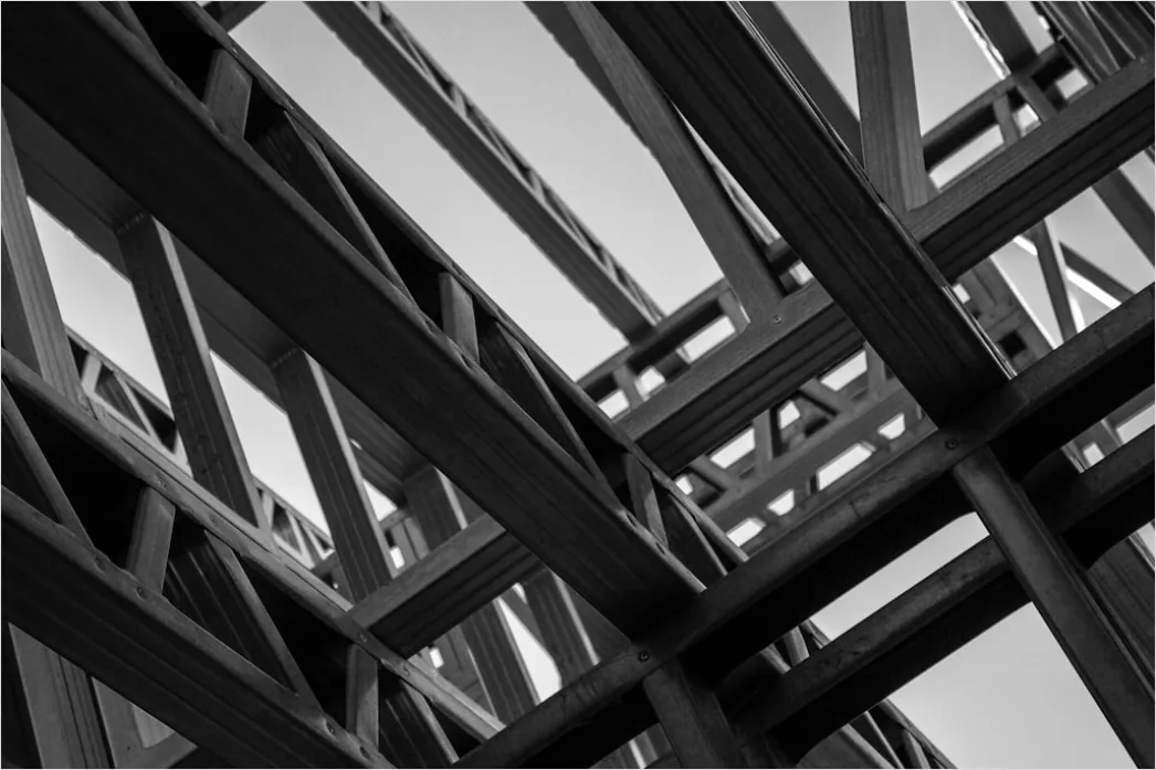 Detail Architektur Detail Stahlträger Industriell Modern Number 8