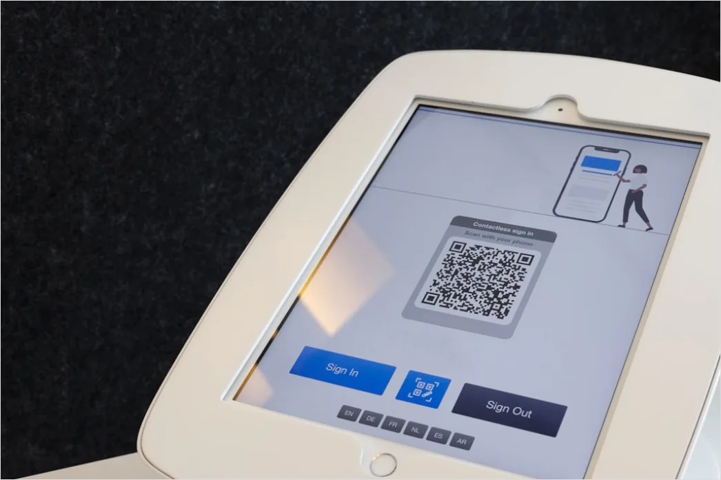 Detail Arztpraxis Check In Tablet Kiosk Bildschirm Number 5