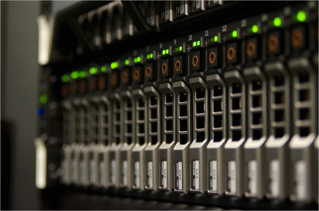 Detail Backup Speicher System Nas Im Rack Foto Number 4