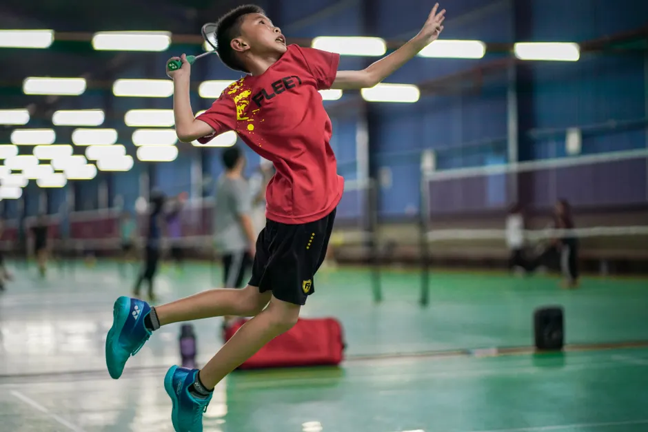Badminton Smash Foto Schnelle Bewegung 8a73