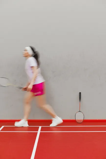 Detail Badminton Smash Foto Schnelle Bewegung Number 7