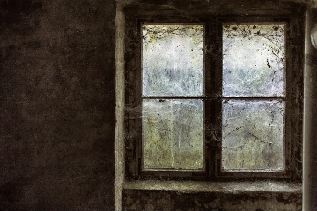 Detail Bahnwerkstatt Lost Place Fenster Licht Number 11