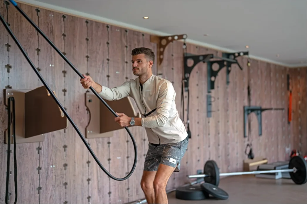 Detail Battle Ropes Training Foto Dynamisch Number 20
