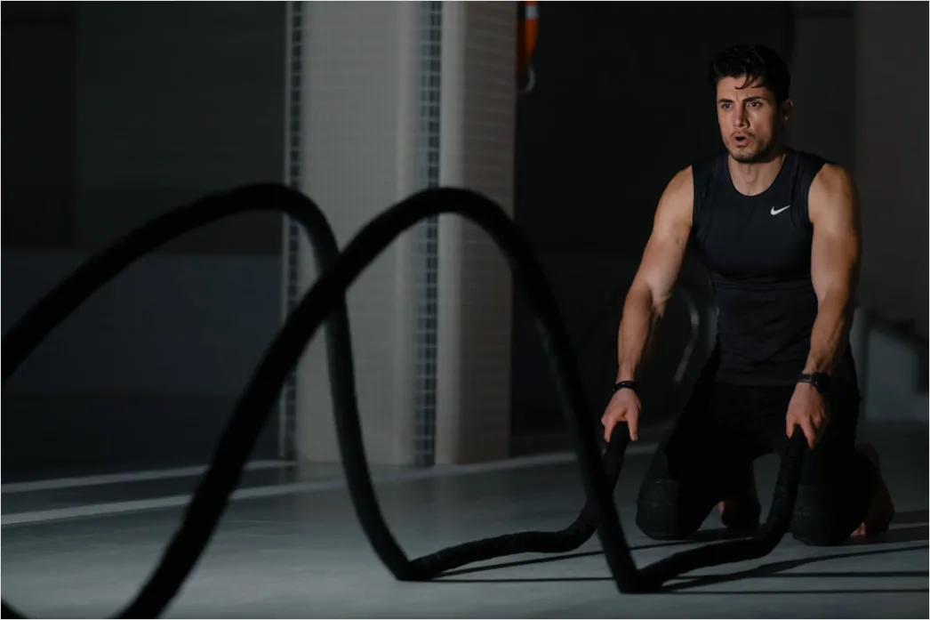 Detail Battle Ropes Training Foto Dynamisch Number 7