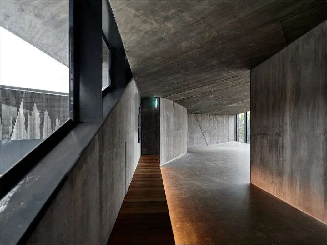 Detail Beton Holz Innenarchitektur Moderner Kontrast Number 2