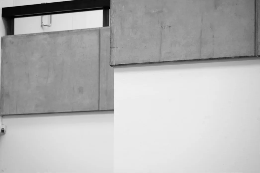 Detail Beton Holz Innenarchitektur Moderner Kontrast Number 15