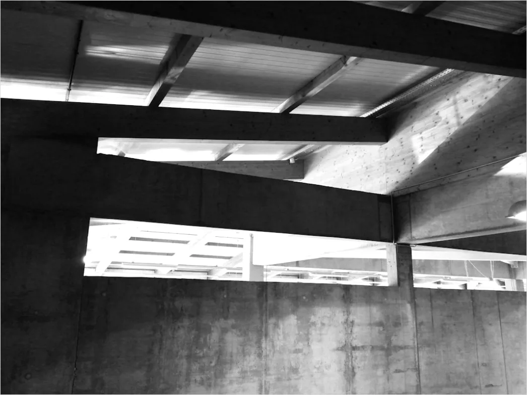 Detail Beton Holz Innenarchitektur Moderner Kontrast Number 19