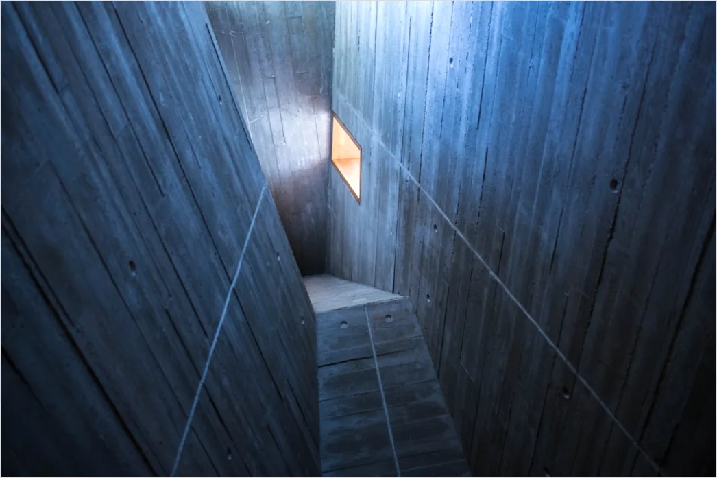 Detail Beton Holz Innenarchitektur Moderner Kontrast Number 6