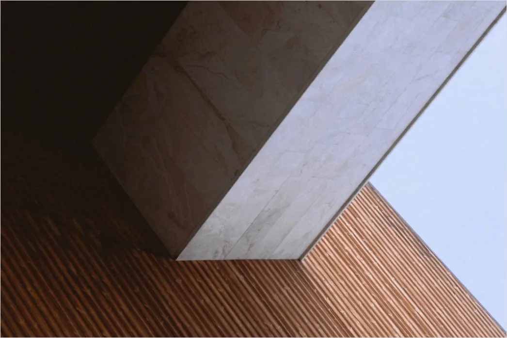 Detail Beton Holz Innenarchitektur Moderner Kontrast Number 10