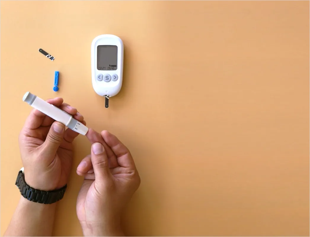 Detail Blutzuckermessgerät Diabetes Messung Nahaufnahme Number 3