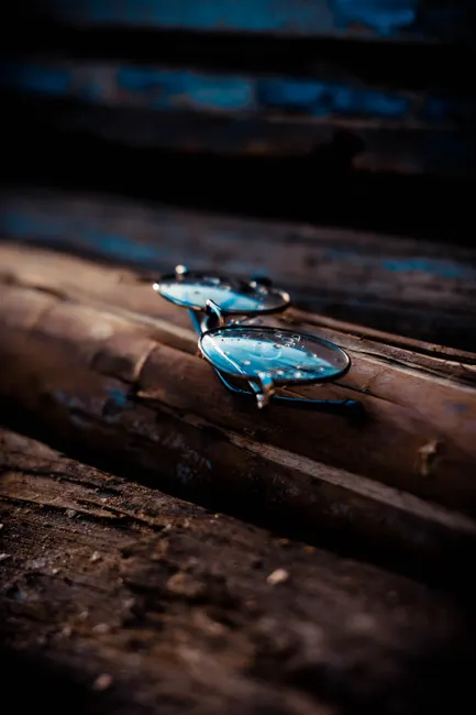 Detail Brille Glas Makro Nahaufnahme Reflexion Number 12