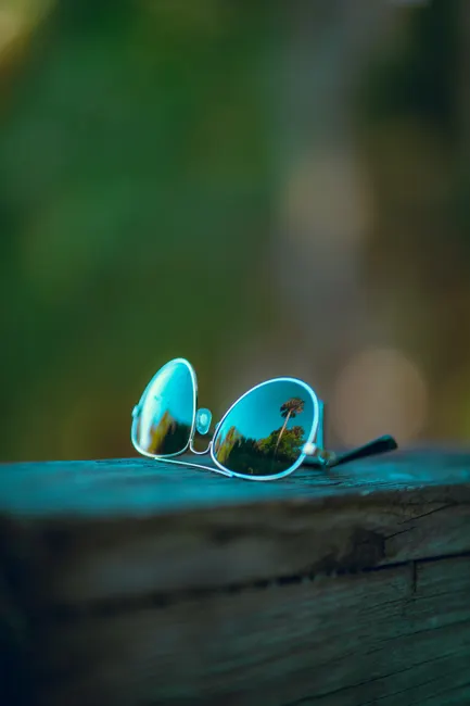 Detail Brille Glas Makro Nahaufnahme Reflexion Number 13