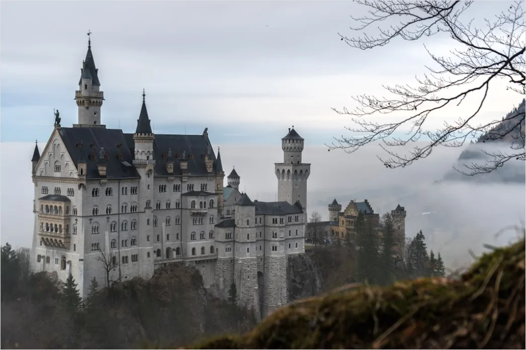 Burg Auf Berg Nebel Stimmungsvoll 4b9d