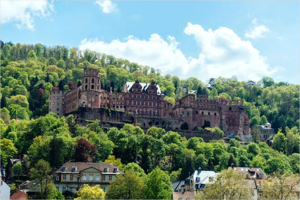 Detail Burg Auf Berg Nebel Stimmungsvoll Number 5