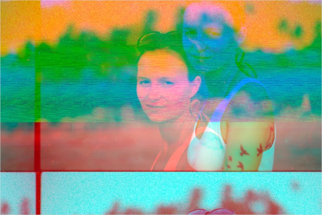 Detail Computer Vision Gesichtserkennung Overlay Auf Portrait Foto Number 9