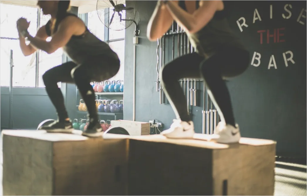 Crossfit Workout Im Box Gym Foto Action 1ceb