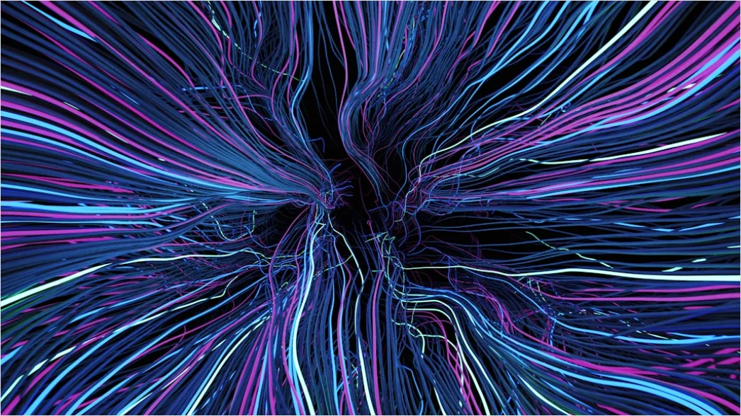 Detail Deep Learning Neuronales Netz Visualisierung Hintergrund Abstrakt Number 17