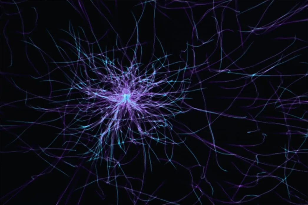 Detail Deep Learning Neuronales Netz Visualisierung Hintergrund Abstrakt Number 9