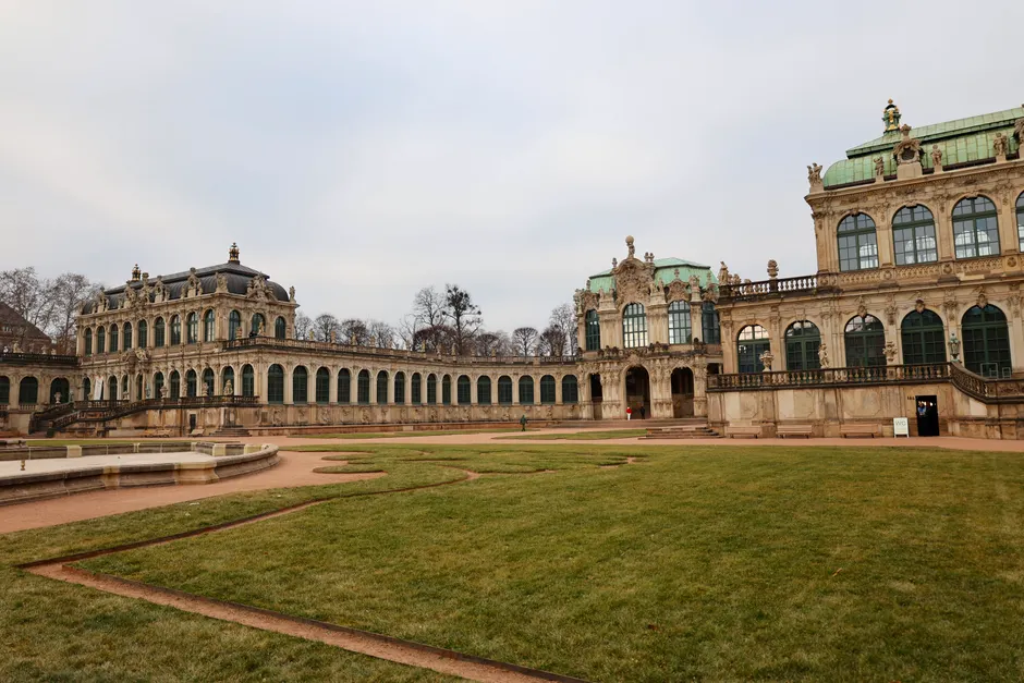 Dresden Zwinger Barock Hof Perspektive Da9f