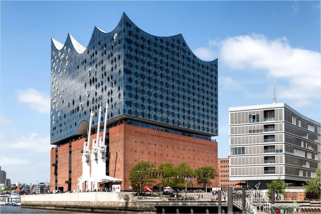 Detail Elbphilharmonie Hamburg Außenansicht Moderne Architektur Number 16